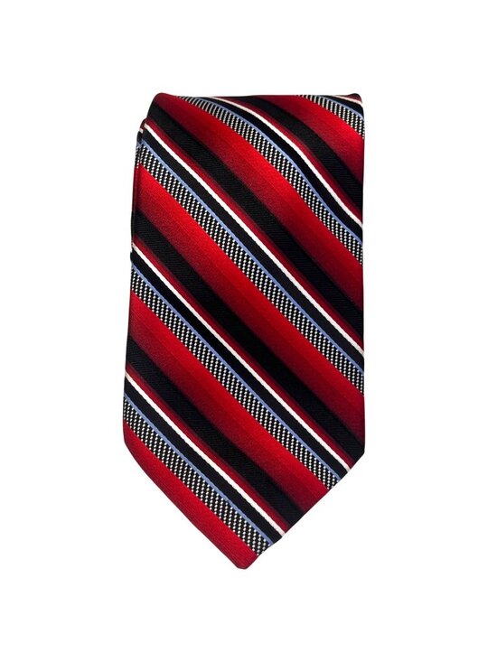 The Savile Row Company Other - The Savile Row Company Mens Red & Black Striped Necktie  (3/$15)